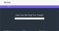 Desktop Screenshot of myfixes.com