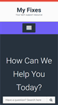 Mobile Screenshot of myfixes.com